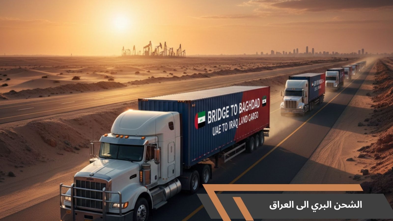 Land freight to Iraq from the UAE